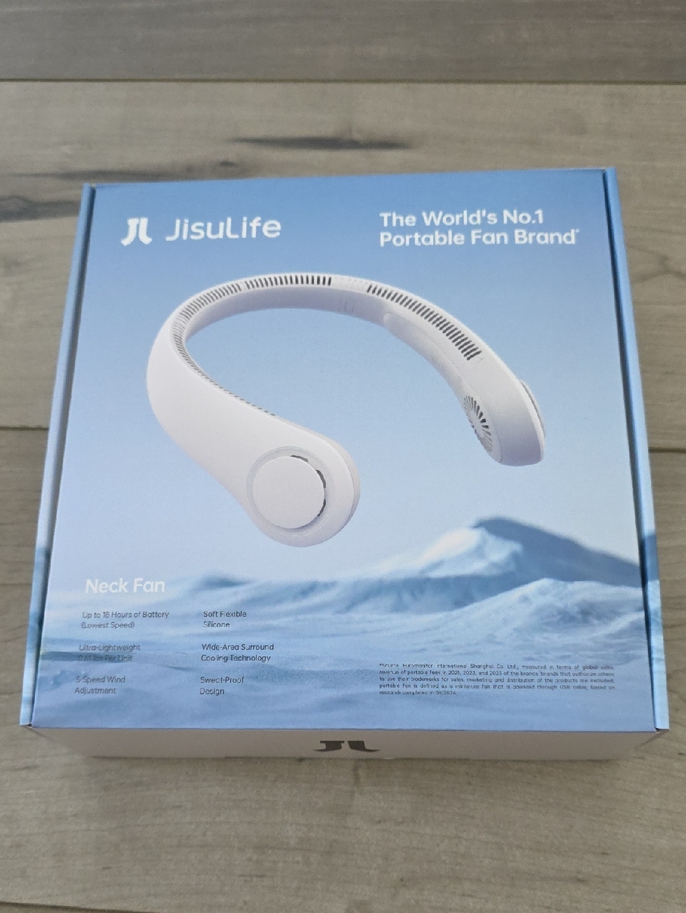 White Neck Fan - Hands-Free Personal Cooling